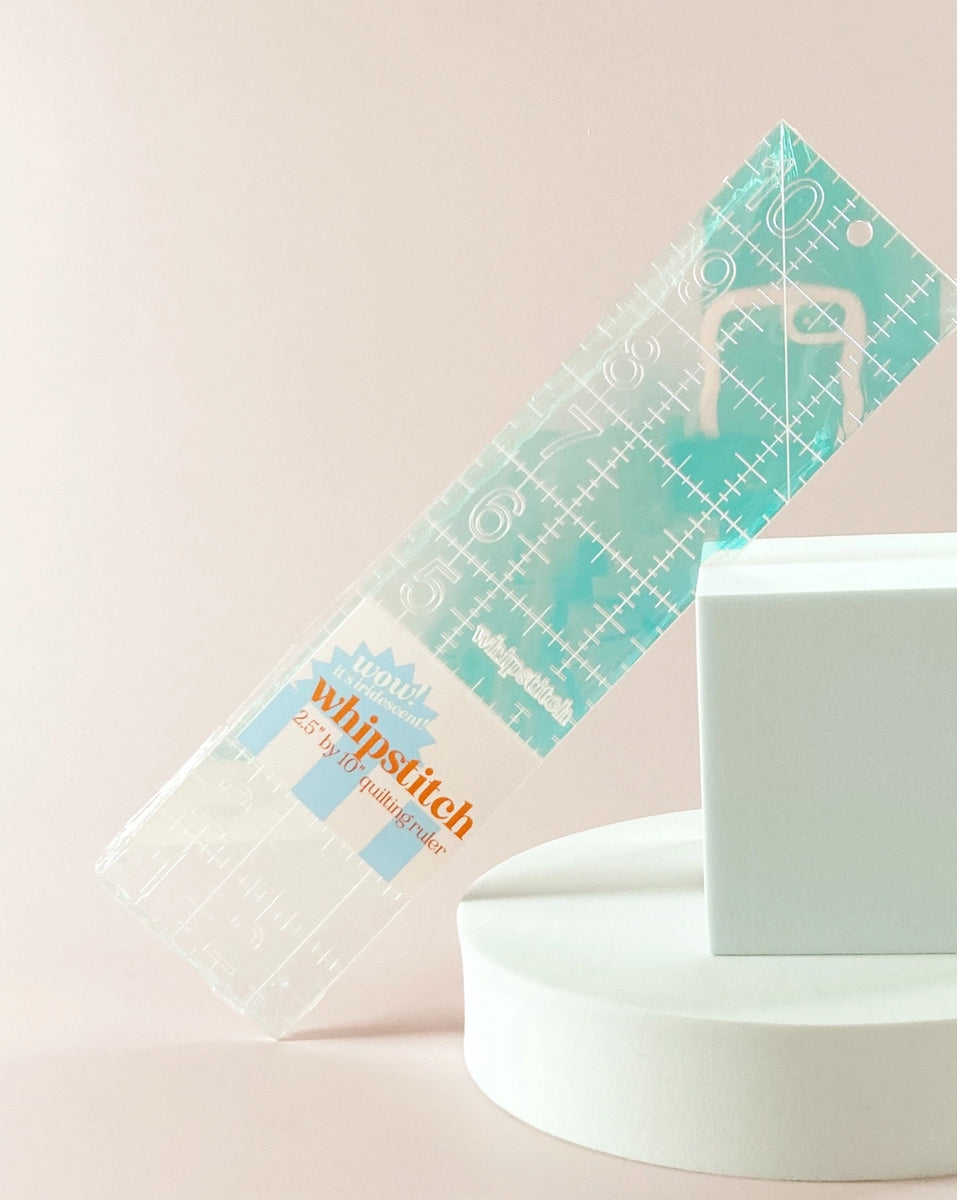 Whipstitch Iridescent Quilting Ruler 10